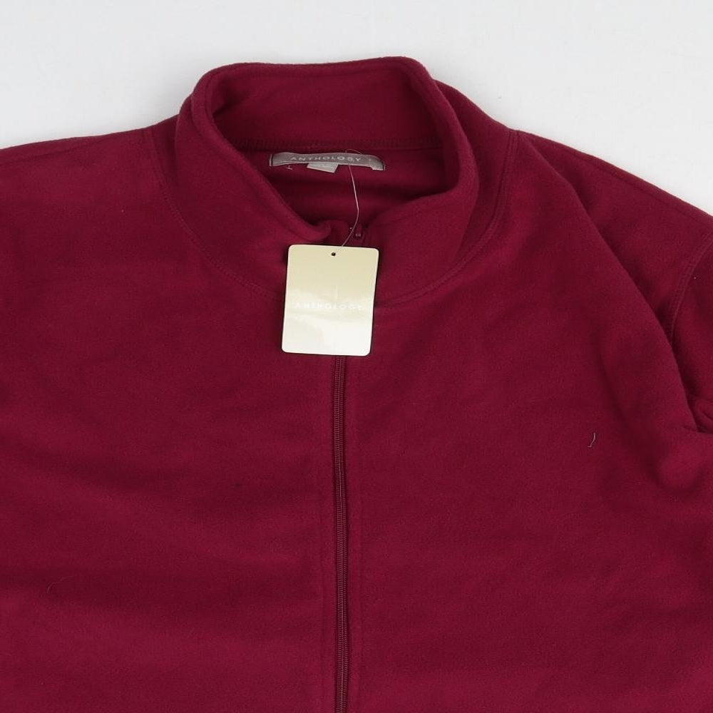 Anthology Womens Purple Jacket Size 32 Zip