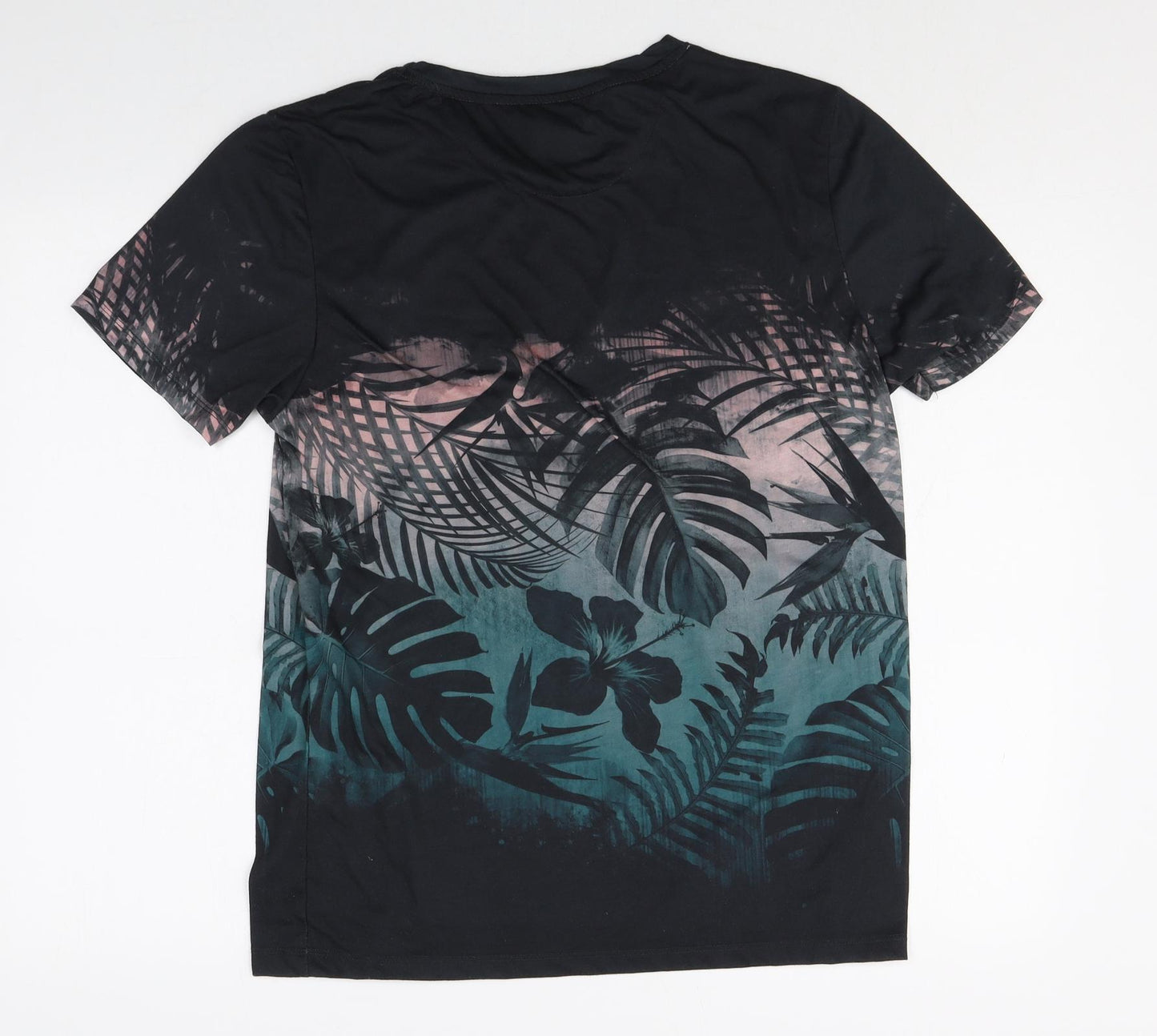 Burton Mens Multicoloured Polyester T-Shirt Size M Round Neck