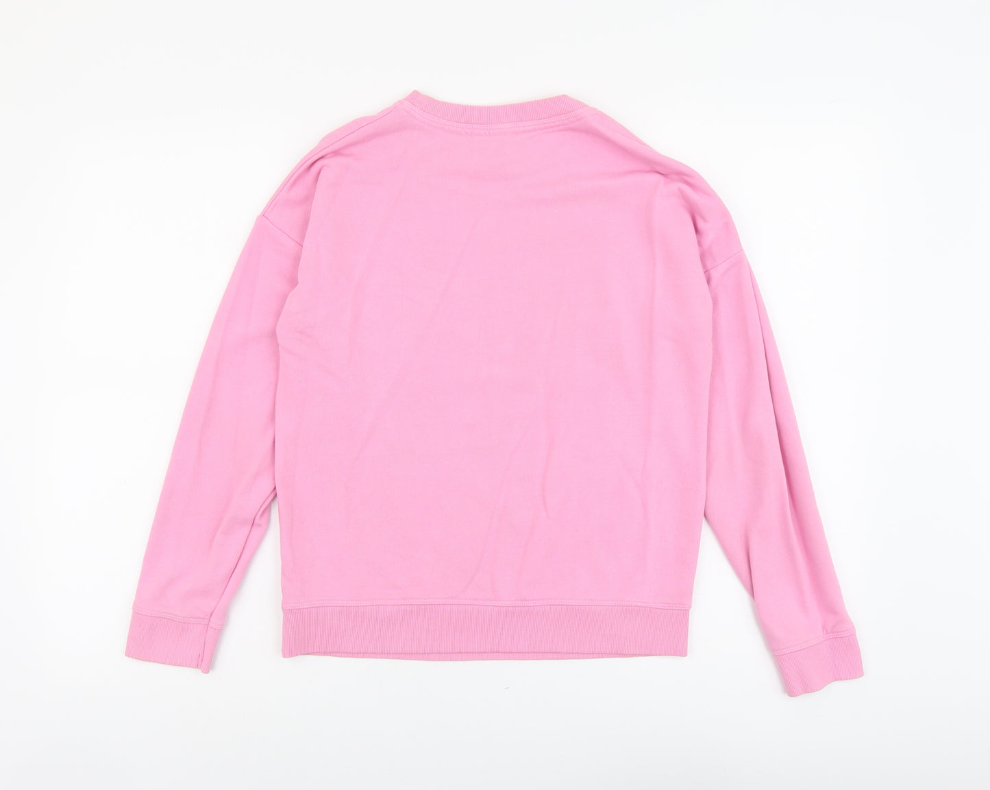 New Look Womens Pink Cotton Pullover Sweatshirt Size 6 Pullover - Chicago