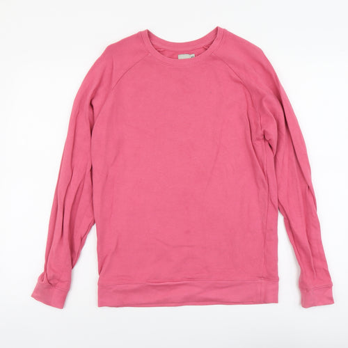 ASOS Womens Pink Cotton Pullover Sweatshirt Size XS Pullover