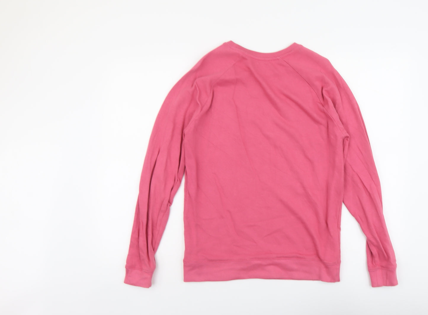 ASOS Womens Pink Cotton Pullover Sweatshirt Size XS Pullover