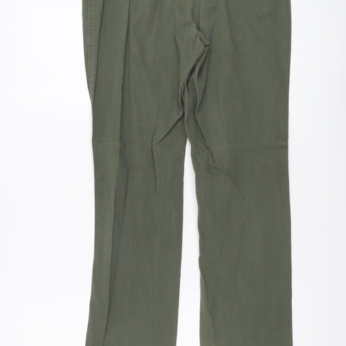 David Jones Womens Green Cotton Skinny Jeans Size 10 L31 in Regular Button