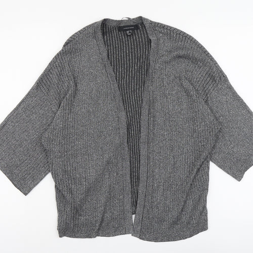 Atmosphere Womens Silver V-Neck Viscose Cardigan Jumper Size 10
