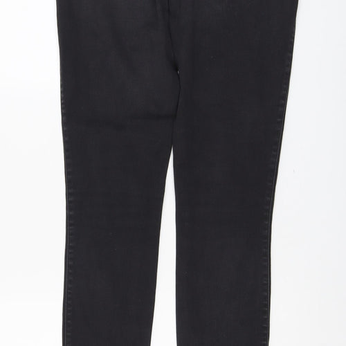 Only Womens Grey Cotton Skinny Jeans Size XL L32 in Regular Button