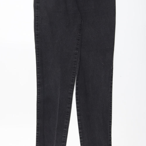 Denim & Co. Womens Grey Cotton Jegging Jeans Size 8 L29 in Regular