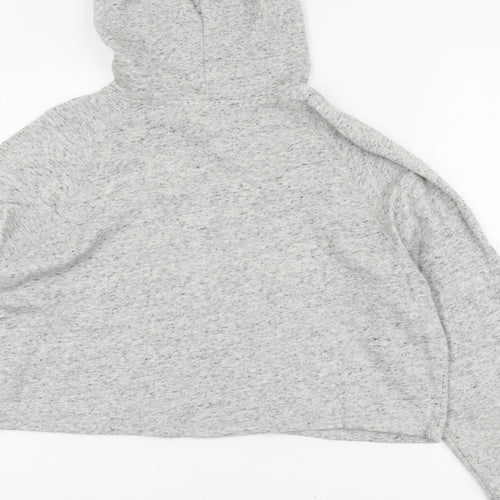 H&M Womens Grey Cotton Pullover Hoodie Size L Pullover