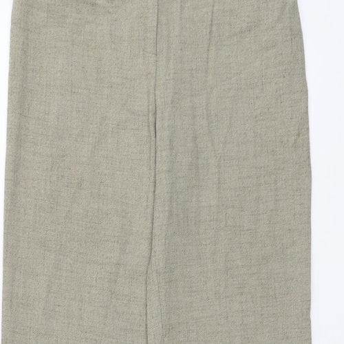 Berkertex Womens Beige Polyester Trousers Size 14 L29 in Regular Button