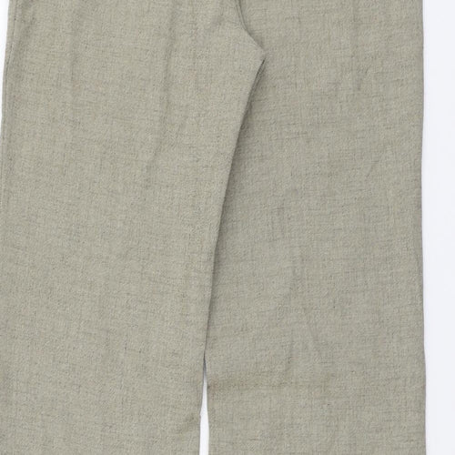 Berkertex Womens Beige Polyester Trousers Size 14 L29 in Regular Button