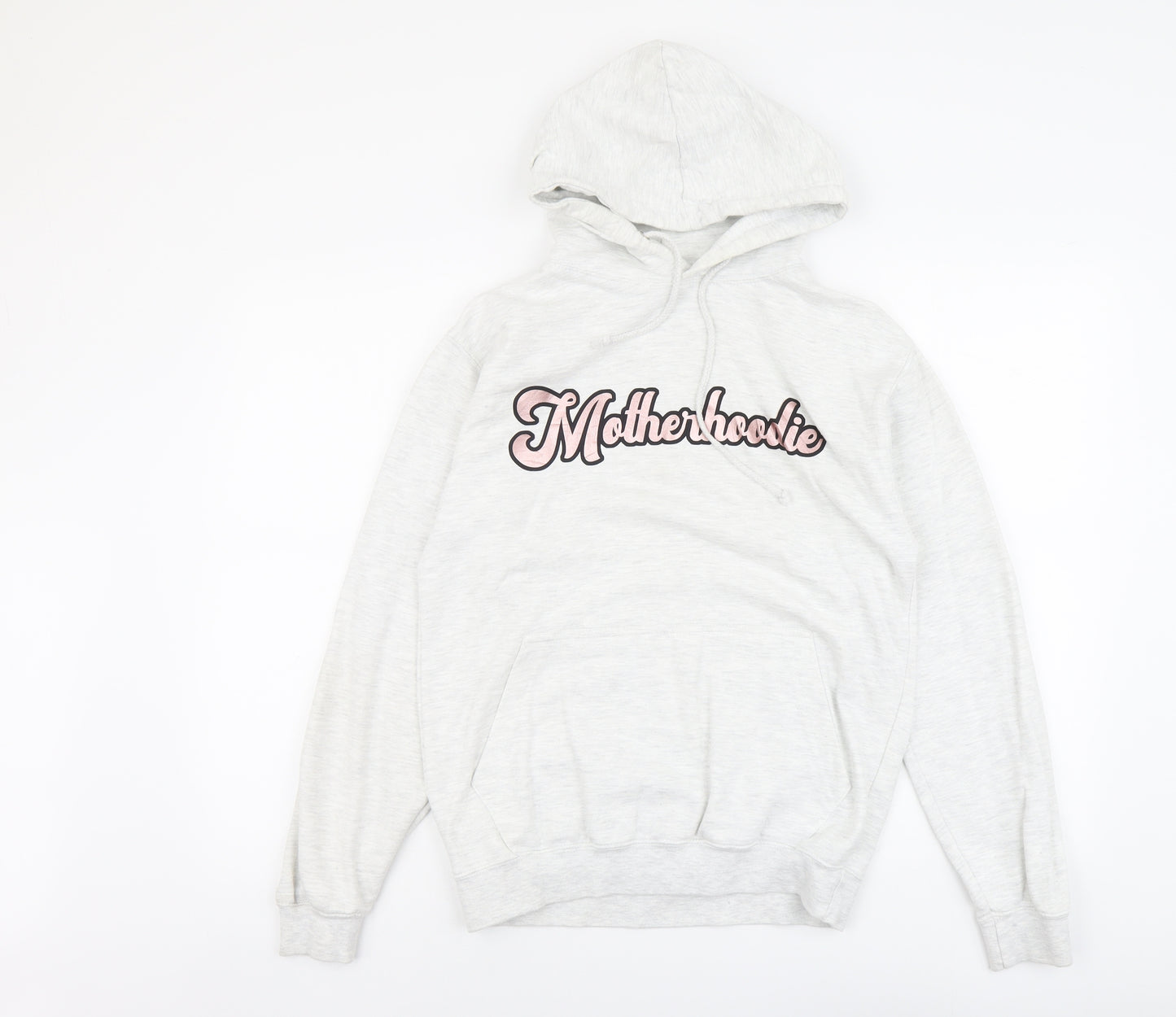 Preworn Womens Grey Cotton Pullover Hoodie Size S Pullover