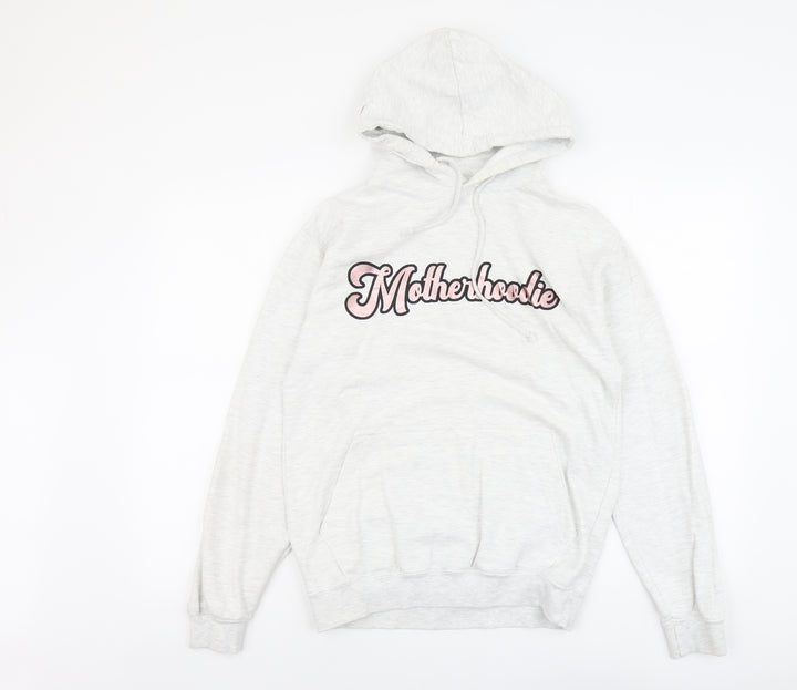 Preworn Womens Grey Cotton Pullover Hoodie Size S Pullover