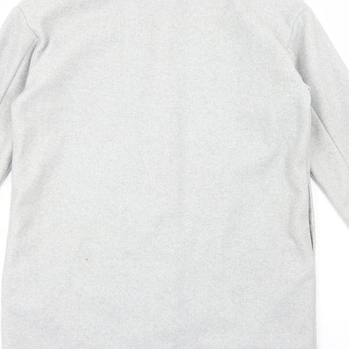Primark Womens Grey Polyester Shirt Dress Size 2XS Collared Button