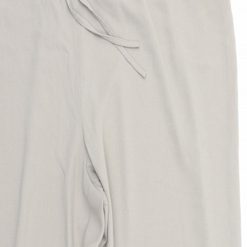 E-vie Womens Beige Polyester Cropped Trousers Size 32 Regular