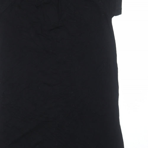 Seraphine Womens Black Viscose A-Line Size S Scoop Neck Pullover