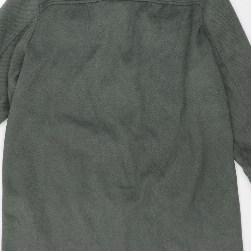 Marks and Spencer Womens Green Jacket Size L Button - Shacket