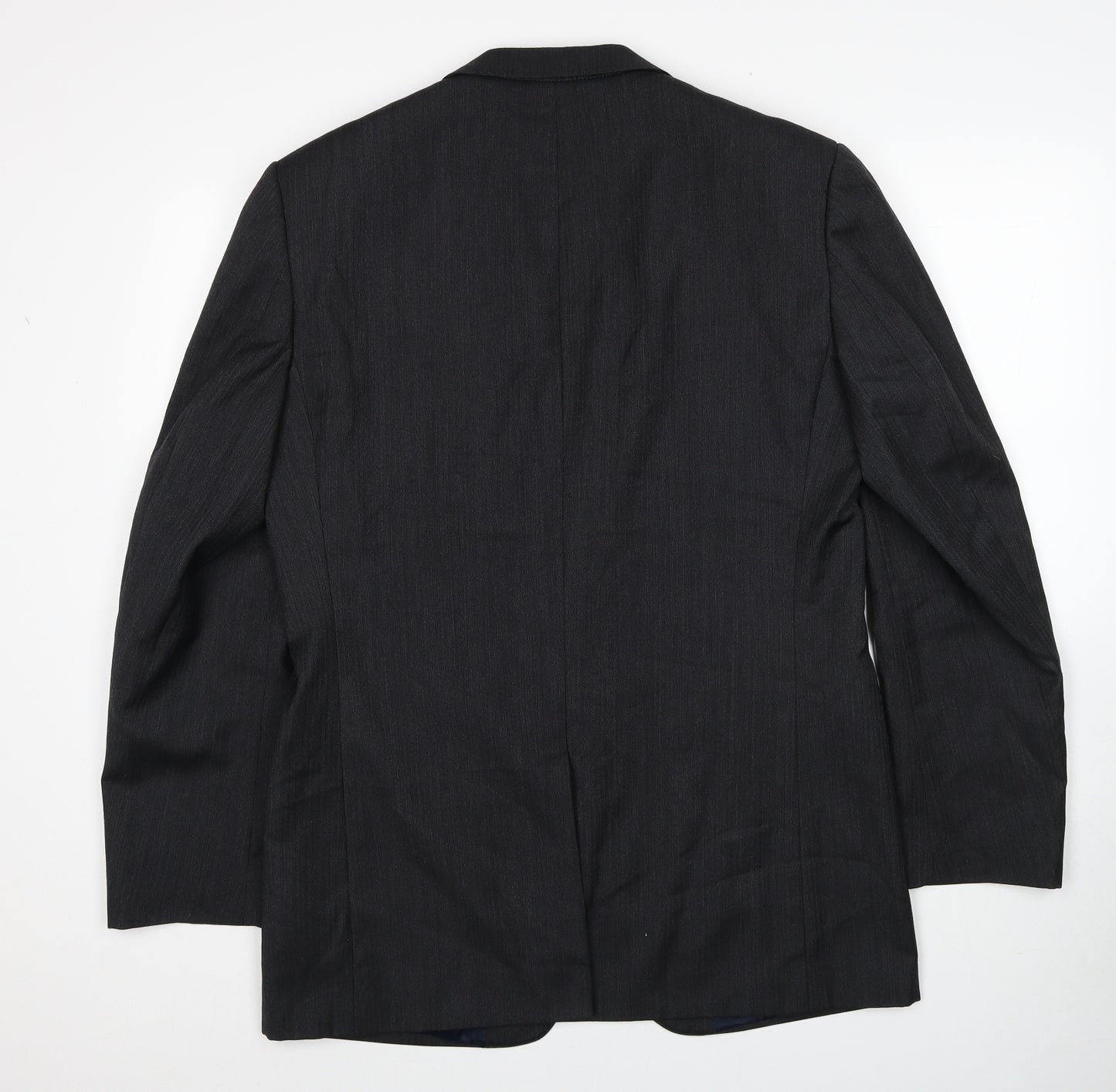 Samuel Windsor Mens Grey Wool Jacket Suit Jacket Size L Regular