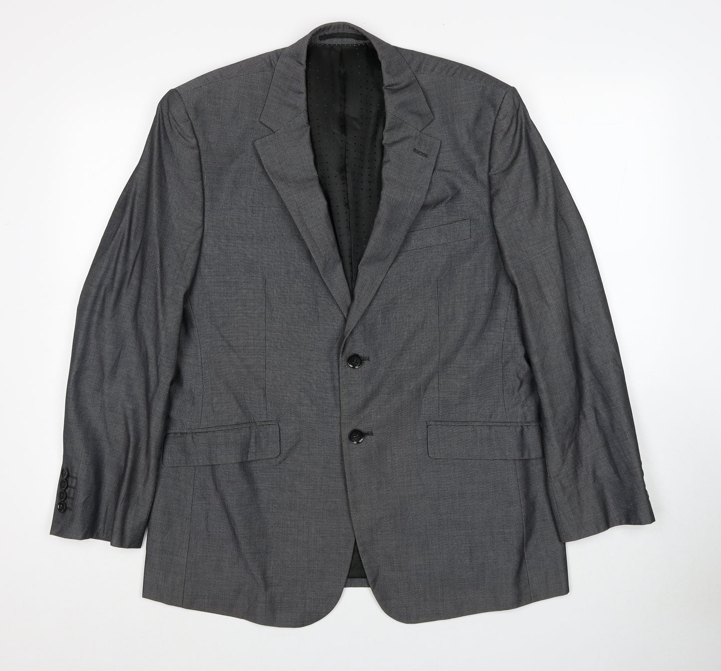 Skopes Mens Grey Polyester Jacket Suit Jacket Size 40 Regular