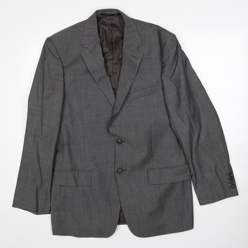 Autograph Mens Grey Wool Jacket Suit Size M Regular