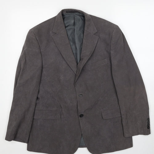 Marks and Spencer Mens Grey Polyester Jacket Suit Jacket Size 40 Regular
