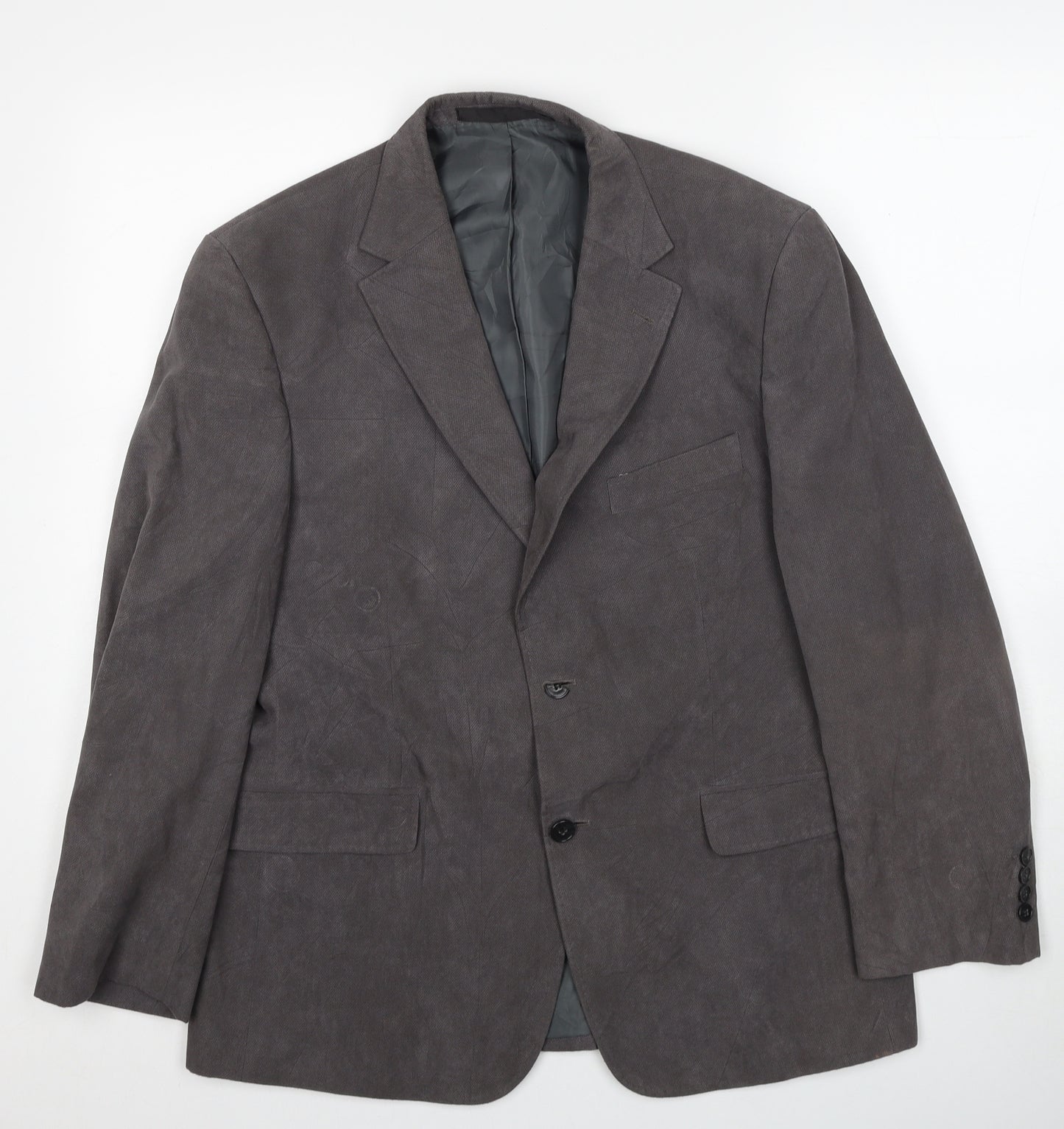 Marks and Spencer Mens Grey Polyester Jacket Suit Jacket Size 40 Regular