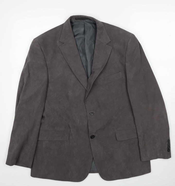 Marks and Spencer Mens Grey Polyester Jacket Suit Jacket Size 40 Regular