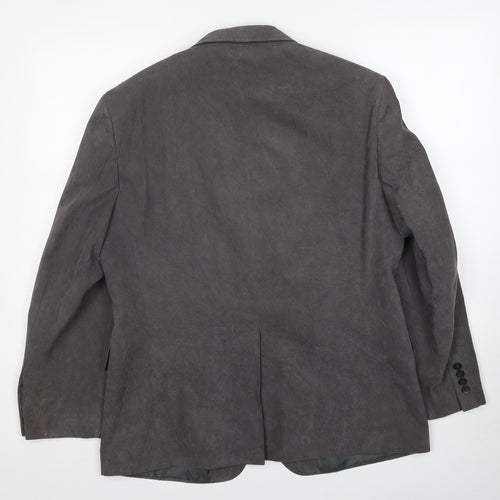 Marks and Spencer Mens Grey Polyester Jacket Suit Jacket Size 40 Regular