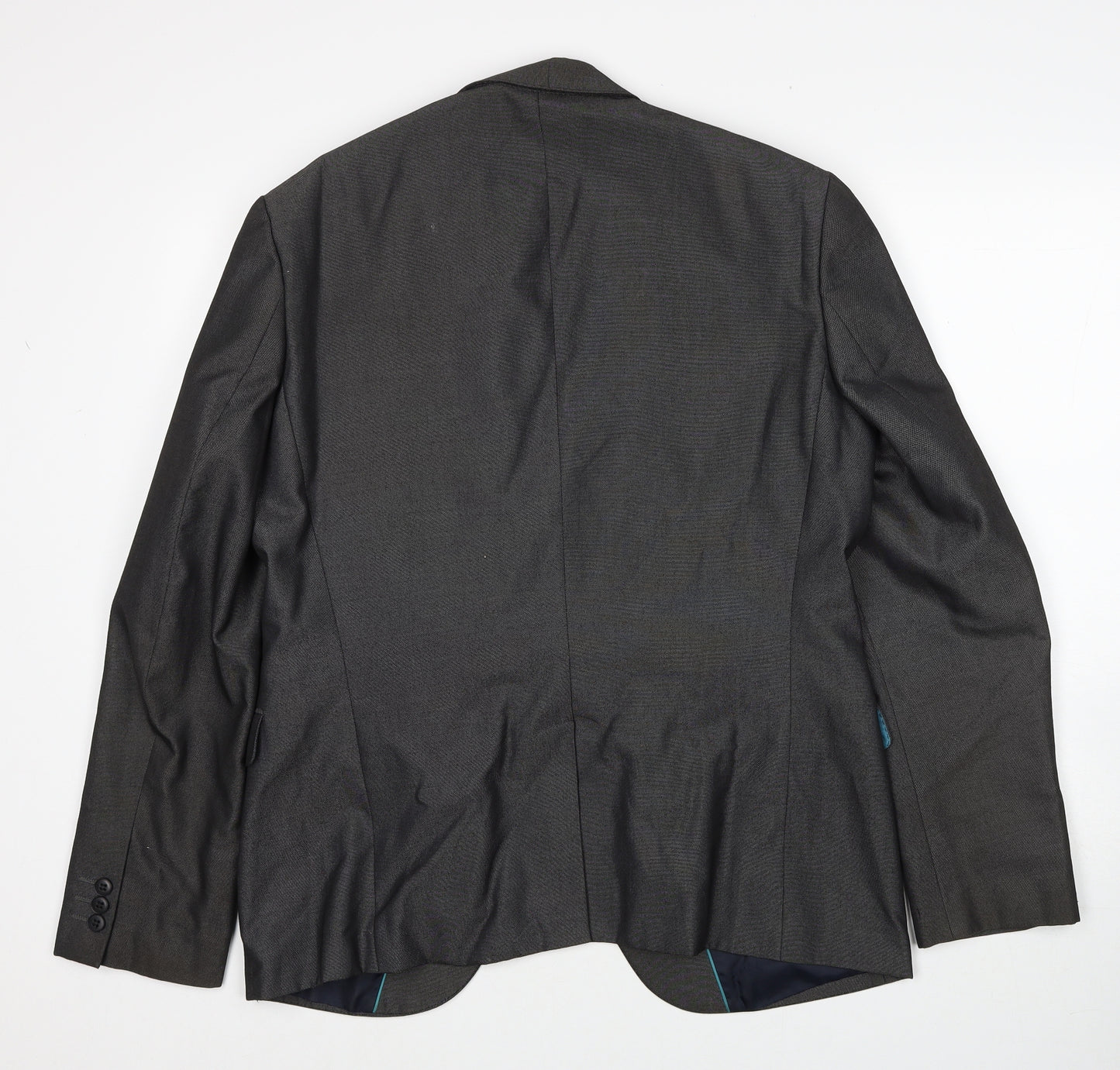 Marks and Spencer Mens Grey Polyester Jacket Suit Jacket Size M Regular