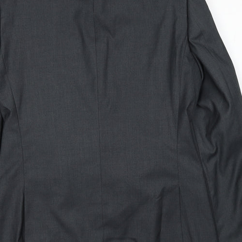 Charlton Grey Mens Grey Polyester Jacket Blazer Size 40 Regular