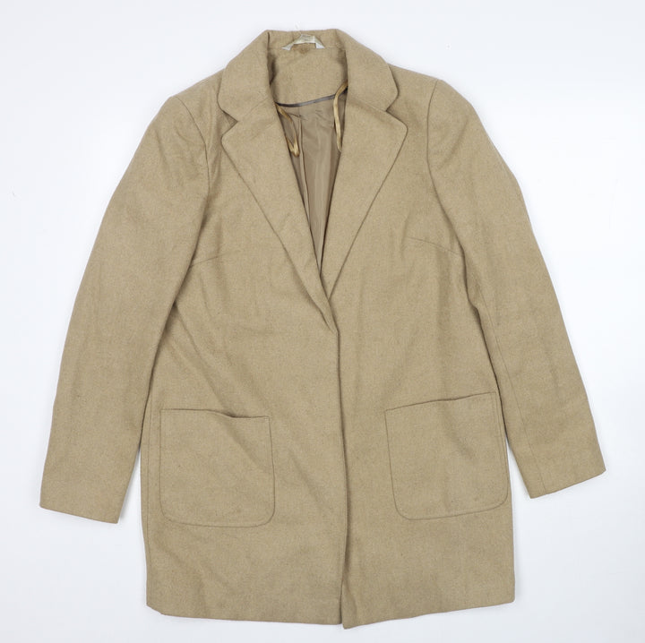 Red Herring Womens Beige Jacket Blazer Size 10 Button
