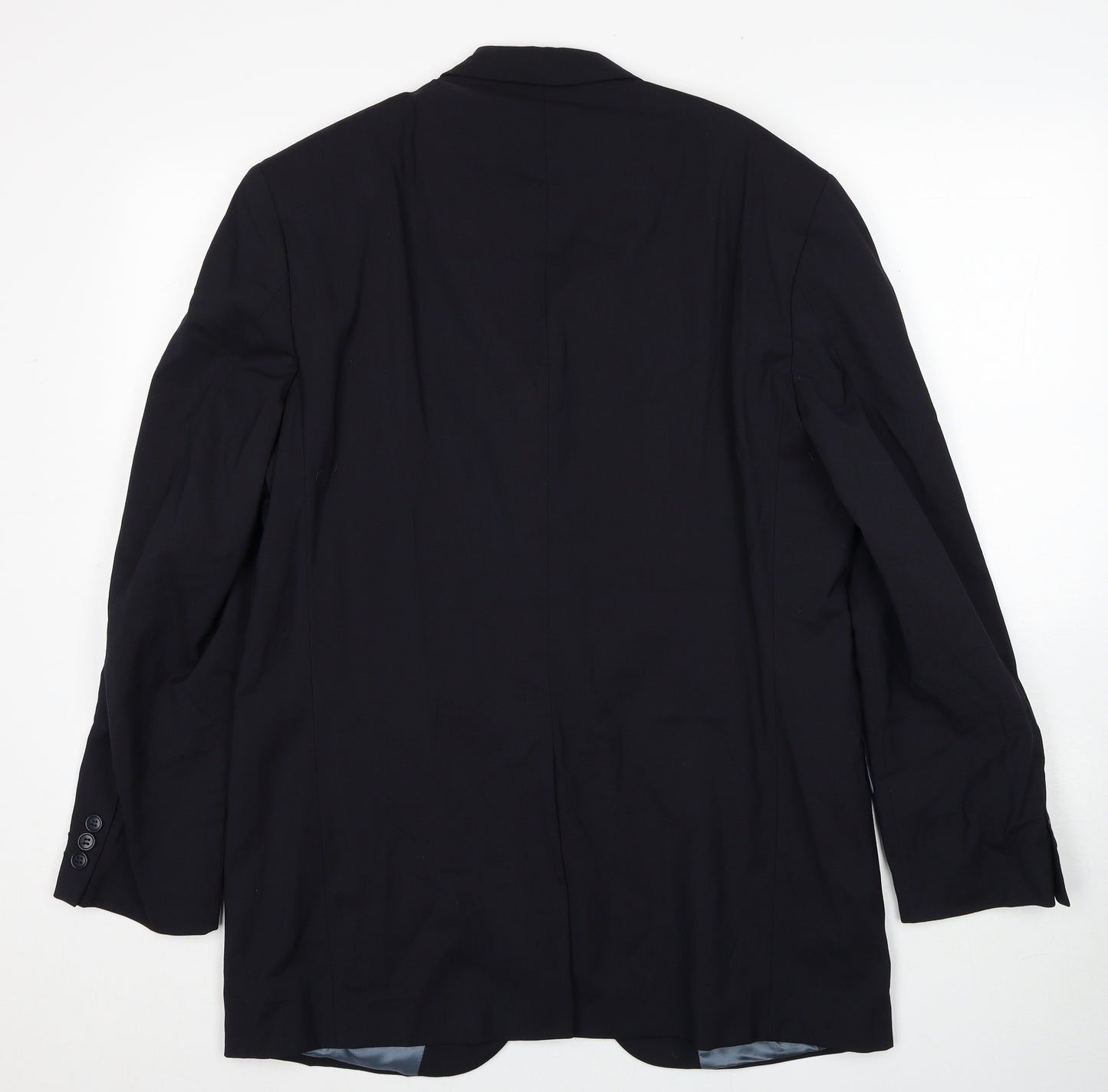 Impressions Mens Black Polyester Jacket Suit Jacket Size 40 Regular