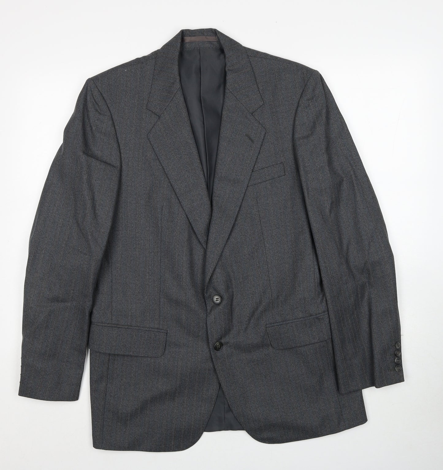 Centaur Mens Grey Wool Jacket Suit Jacket Size 40 Regular