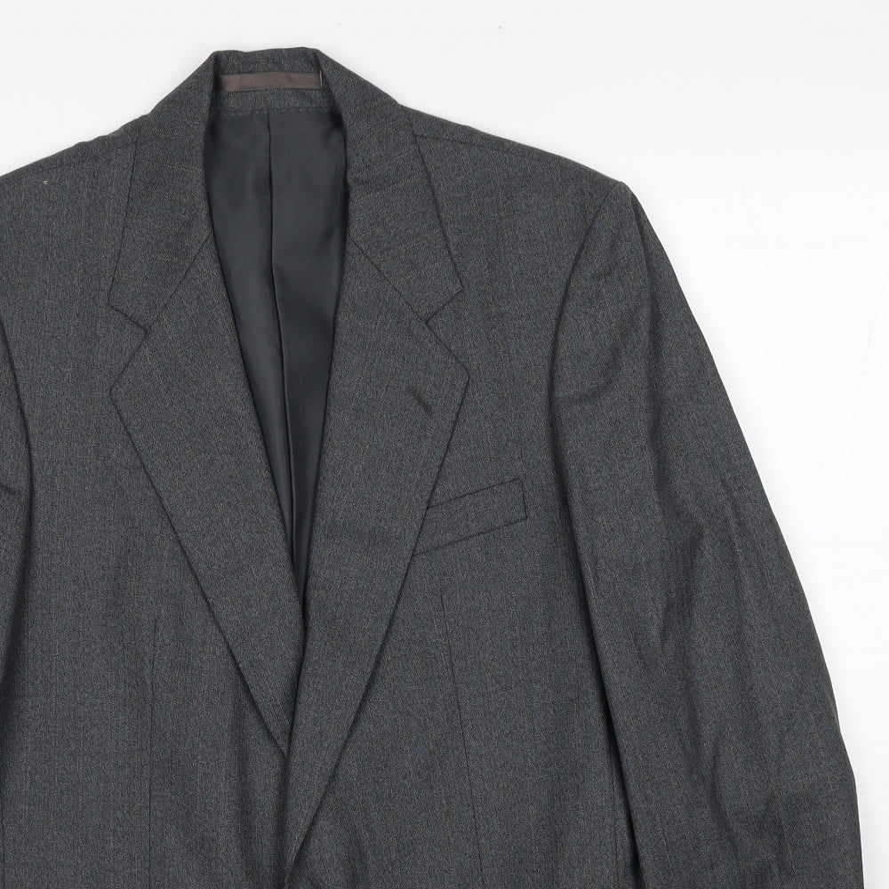 Centaur Mens Grey Wool Jacket Suit Jacket Size 40 Regular
