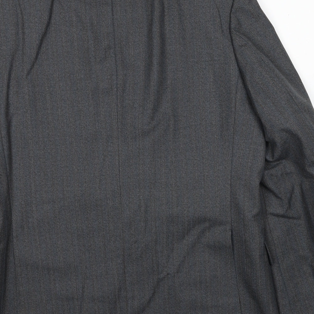 Centaur Mens Grey Wool Jacket Suit Jacket Size 40 Regular