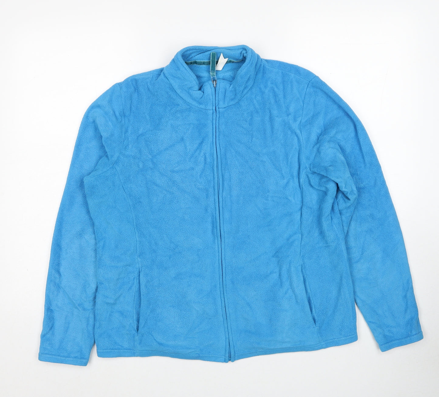 Marks and Spencer Womens Blue Jacket Size 18 Zip