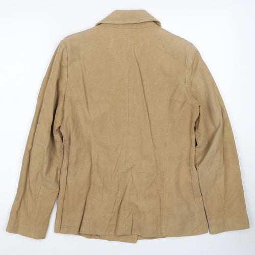 Gap Womens Brown Pea Coat Jacket Size M Button