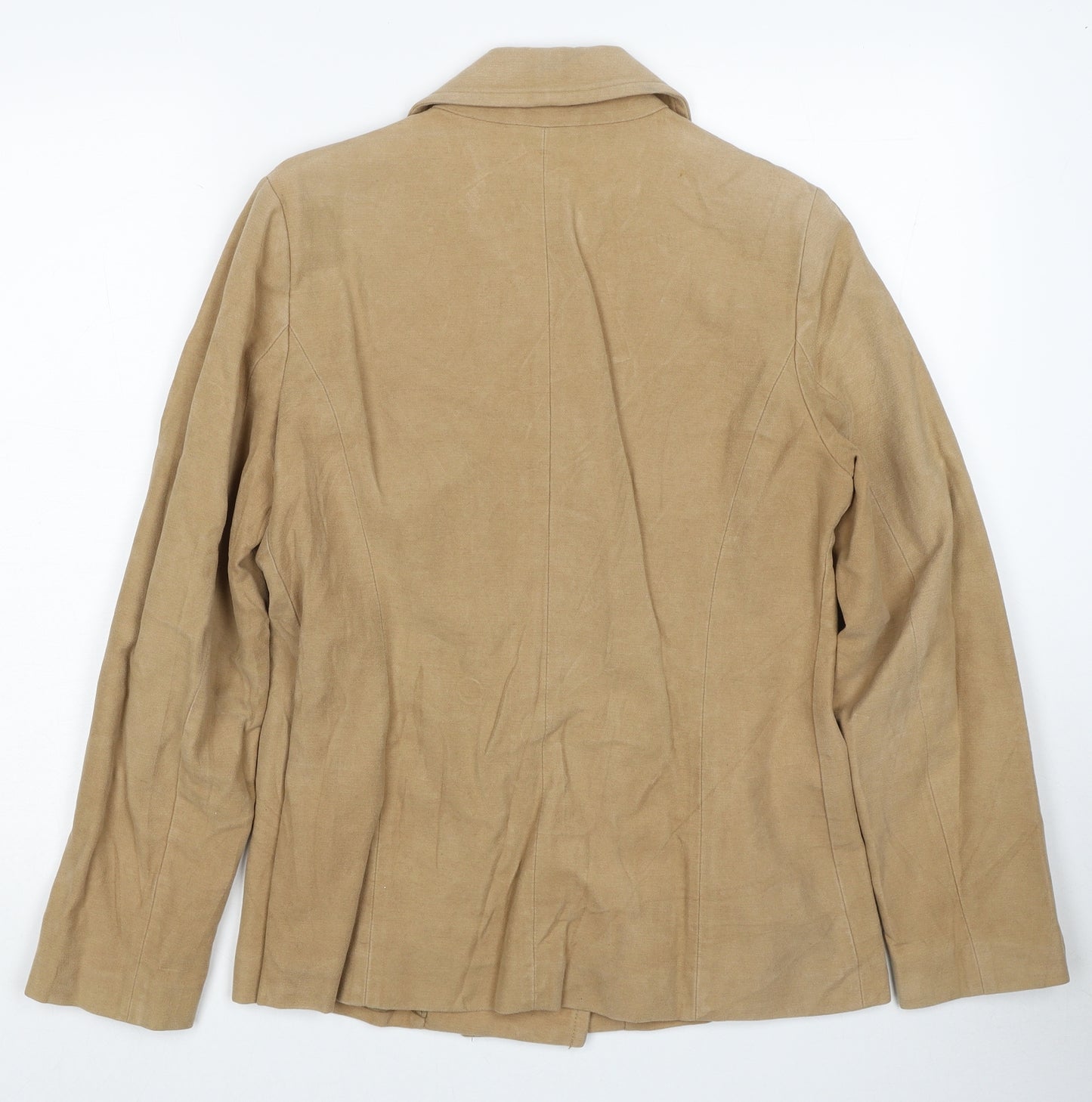 Gap Womens Brown Pea Coat Jacket Size M Button