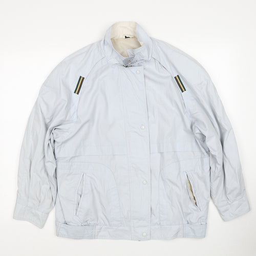 Telemac Womens Blue Jacket Size 14 Zip