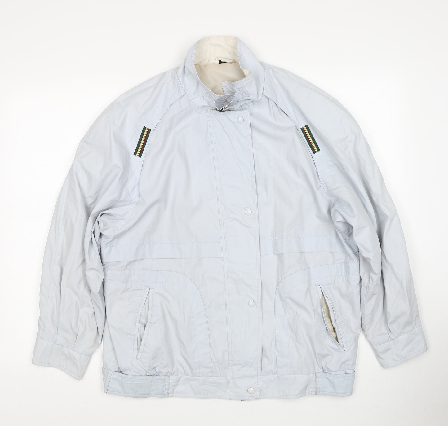 Telemac Womens Blue Jacket Size 14 Zip