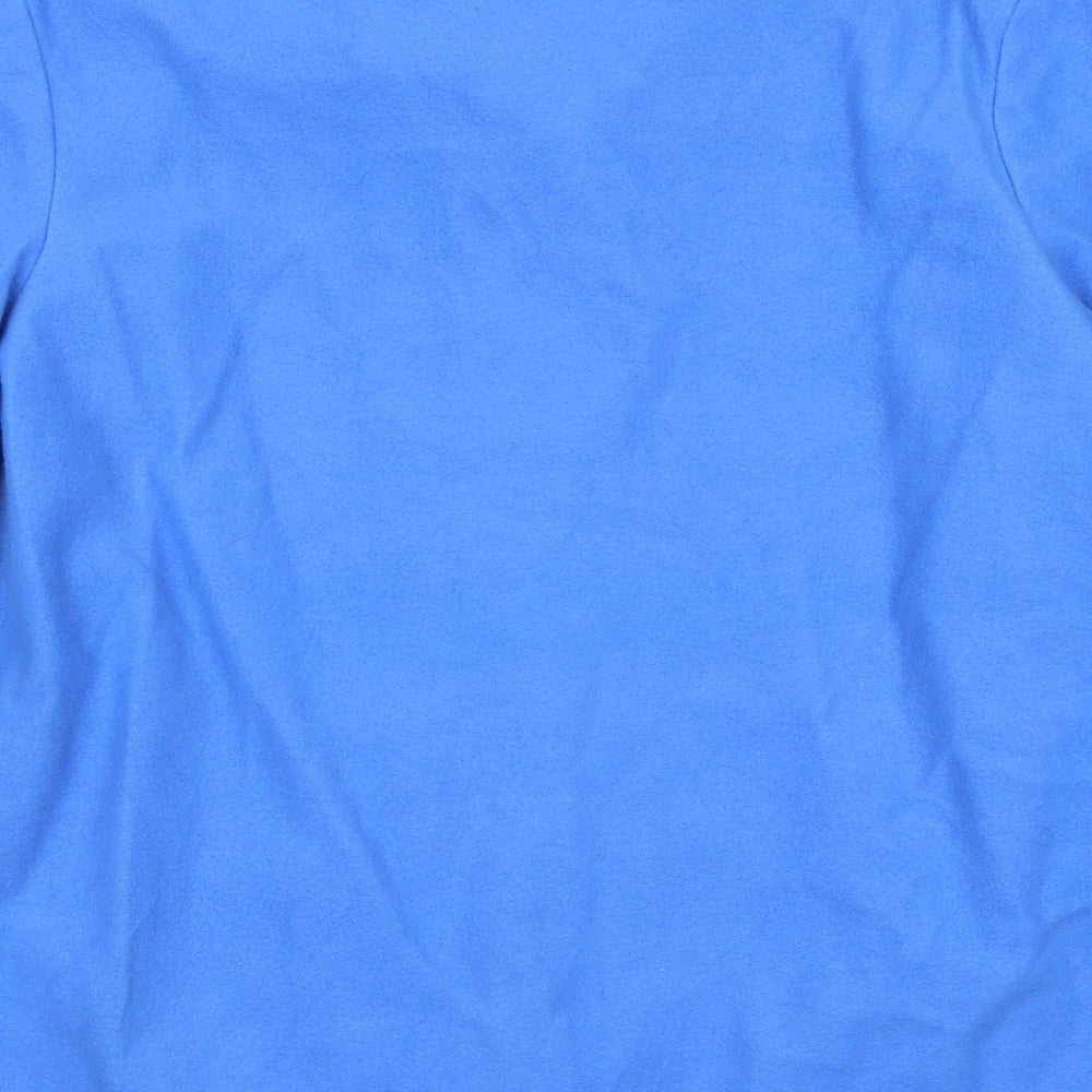 Anne de Lancey Womens Blue Pea Coat Jacket Size M Button