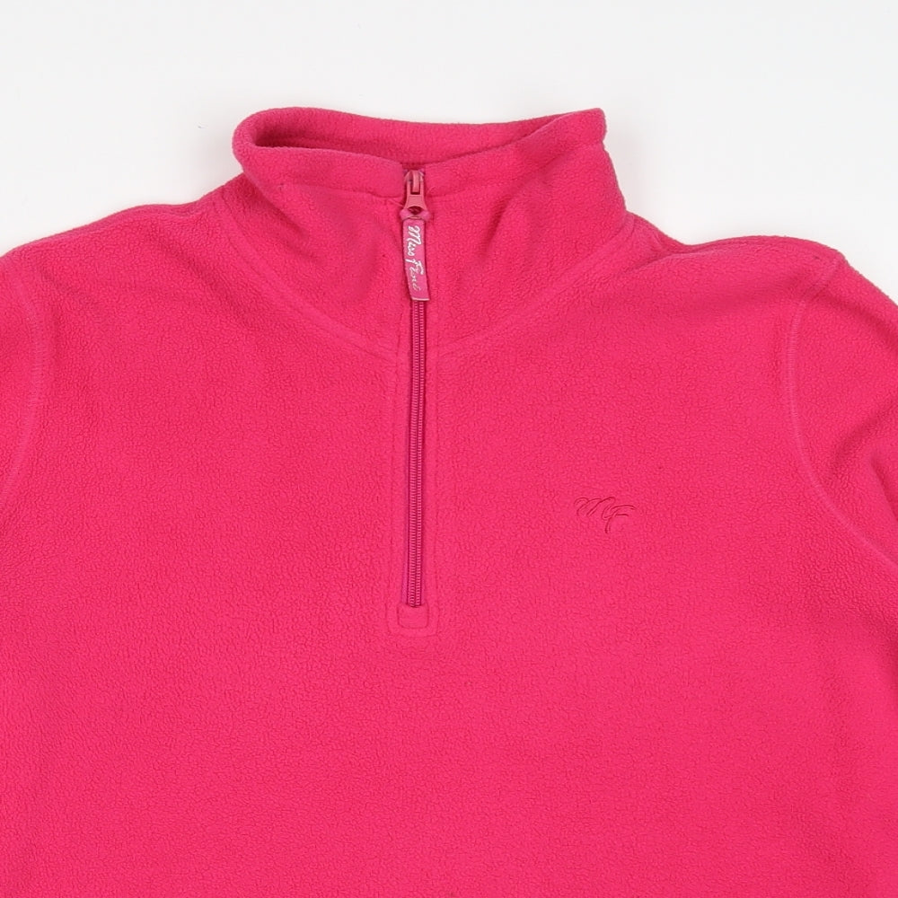 Miss Fiori Womens Pink Polyester Pullover Sweatshirt Size 14 Pullover