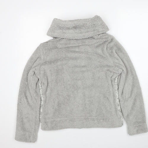 Per Una Womens Grey Polyester Full Zip Sweatshirt Size M Zip
