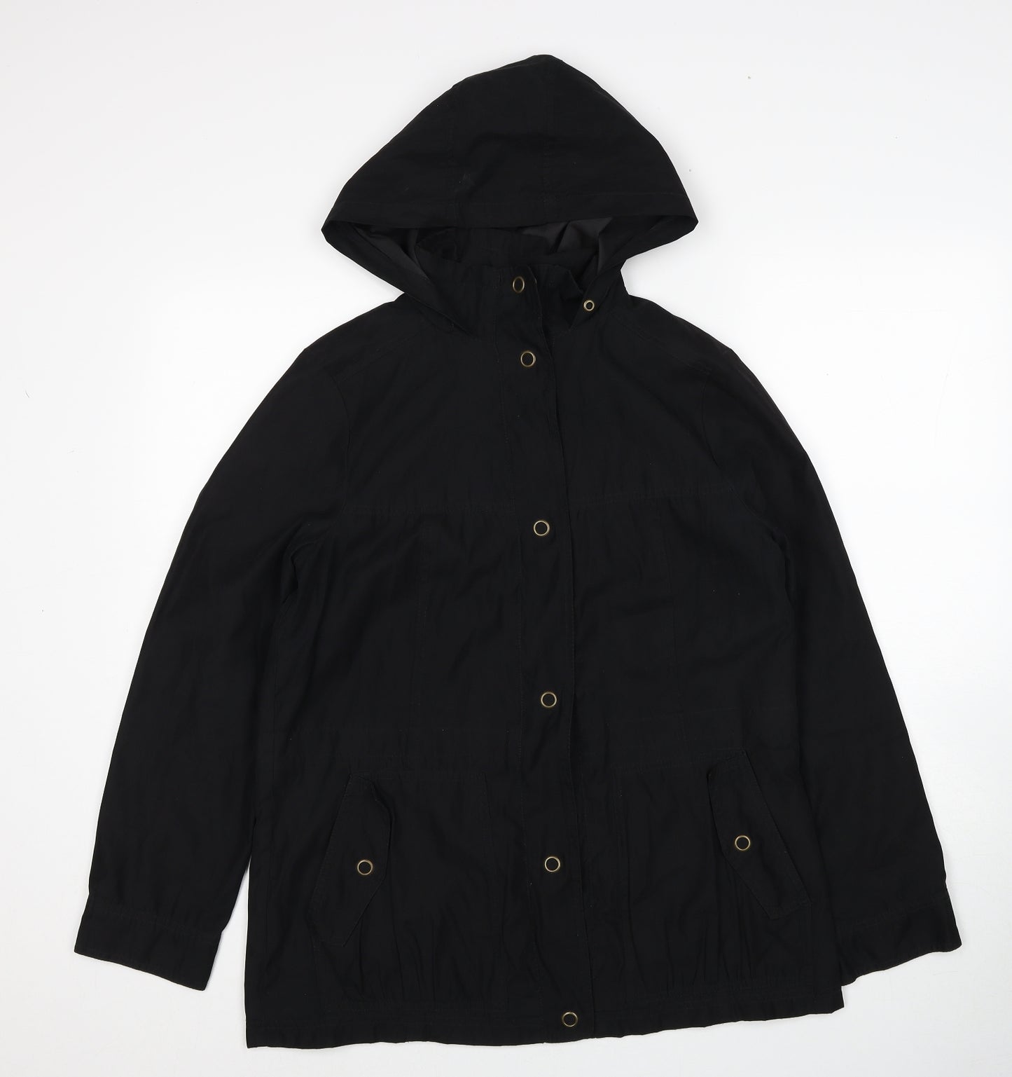 Woolworths Womens Black Jacket Size S Button