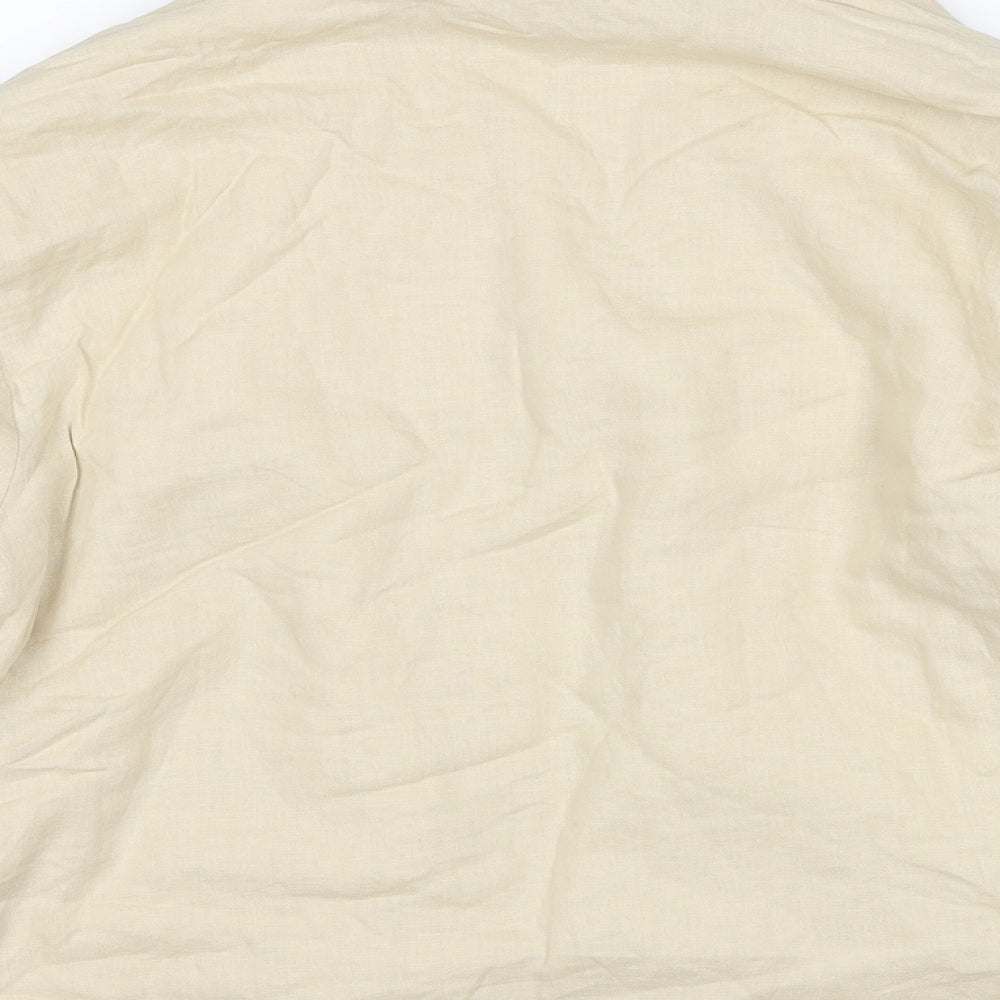 Zara Girls Beige Basic Jacket Jacket Size 9-10 Years
