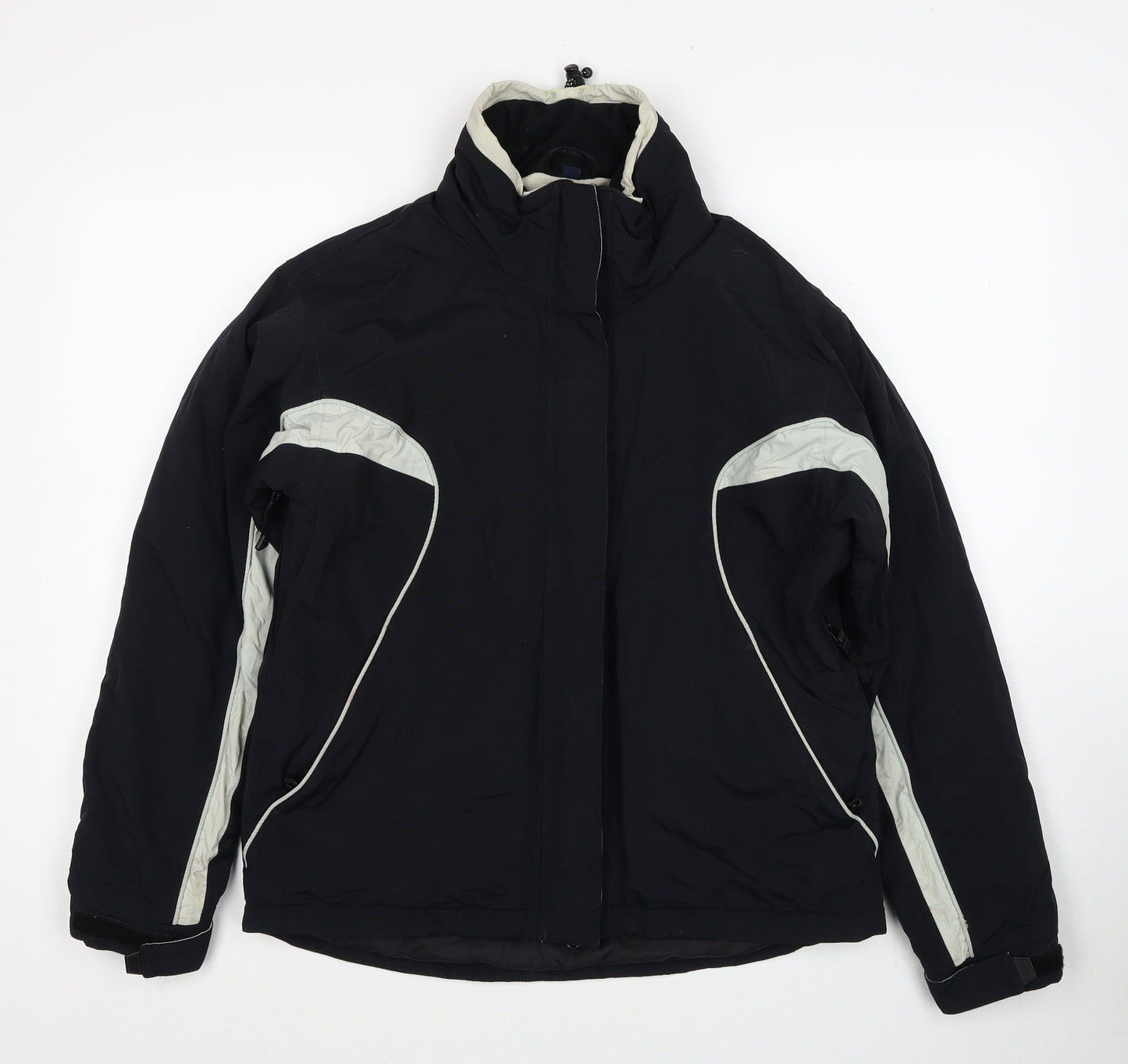 Alpine Snowsport Womens Black Ski Jacket Jacket Size 12 Zip