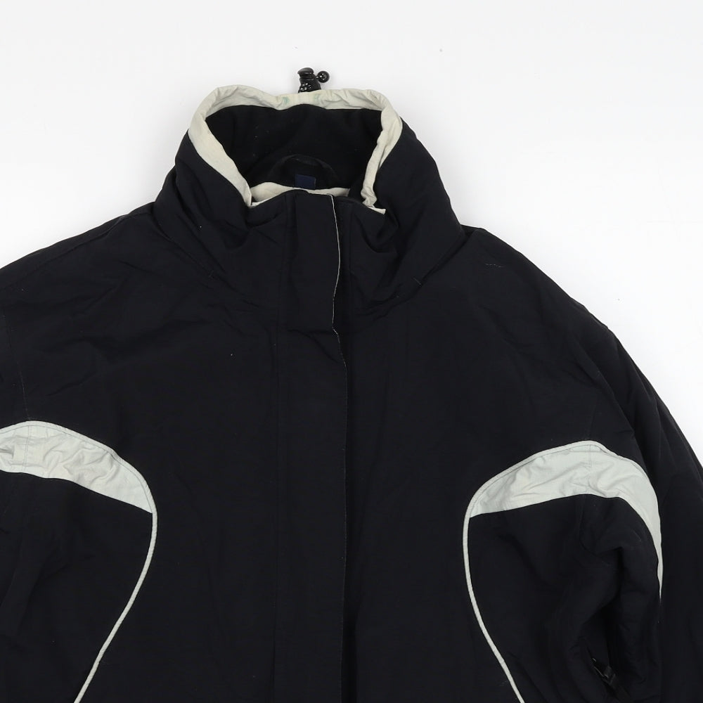 Alpine Snowsport Womens Black Ski Jacket Jacket Size 12 Zip