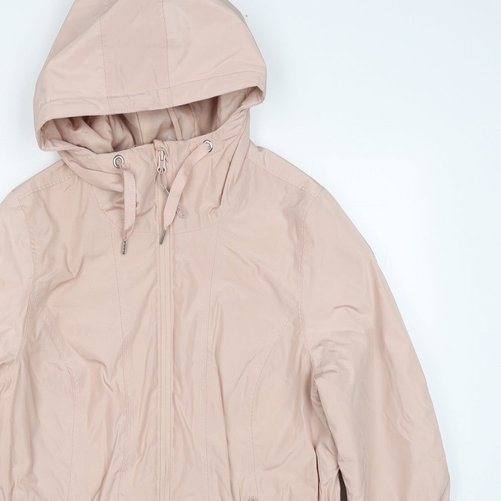 F&F Womens Pink Jacket Size 14 Zip