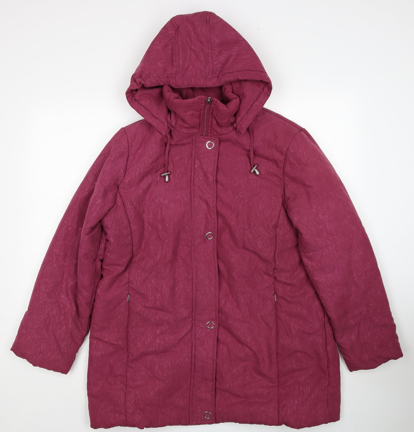 Damart Womens Pink Jacket Size 18 Zip