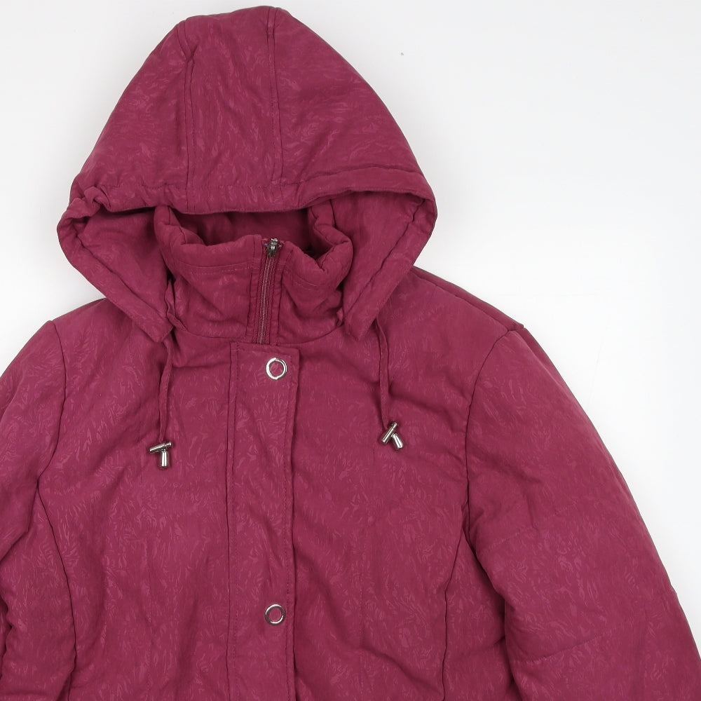 Damart Womens Pink Jacket Size 18 Zip