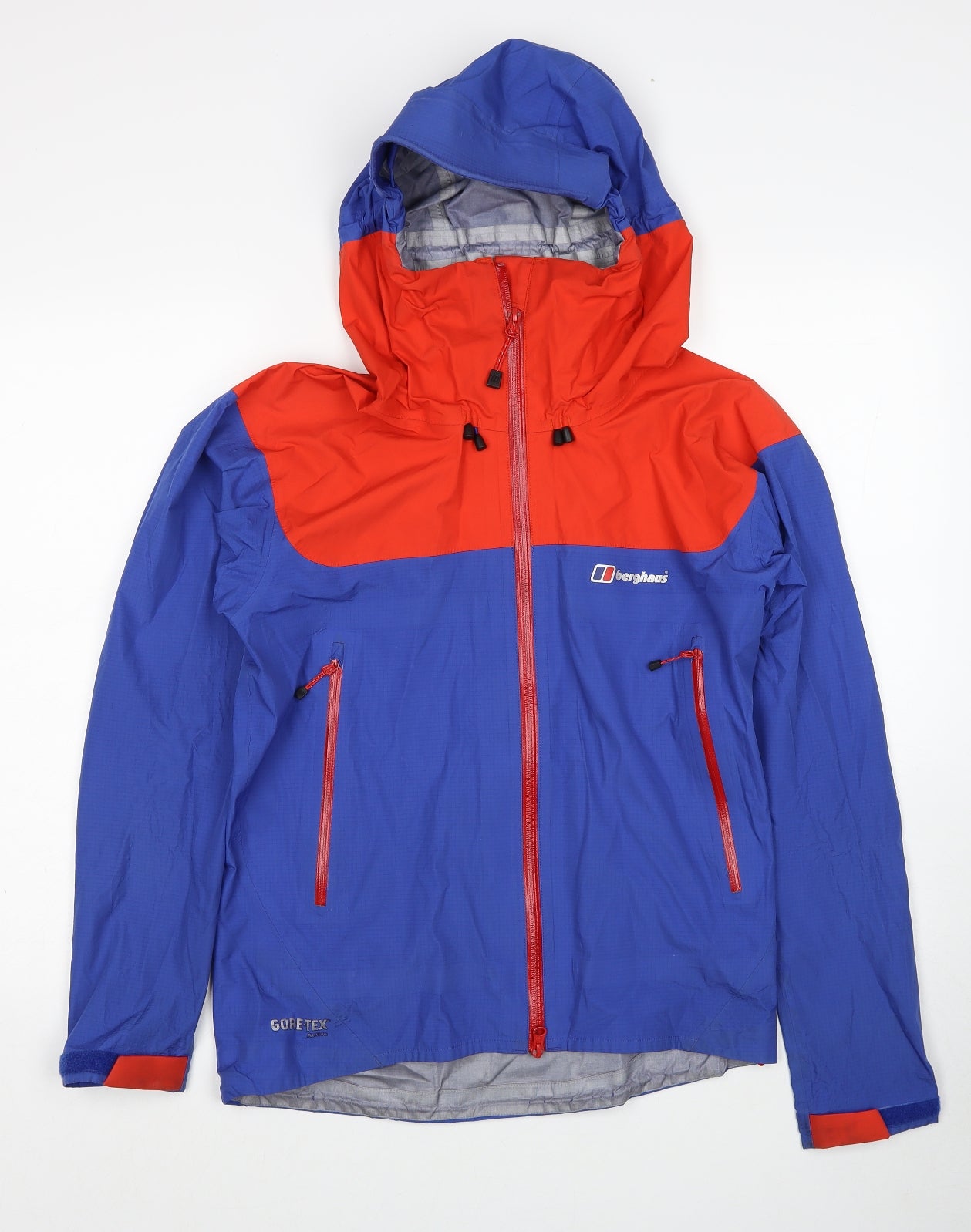 Berghaus Men's Blue Red Colourblock Nylon Anorak Size S