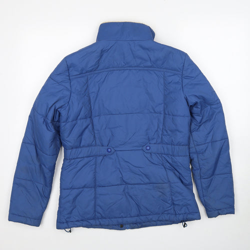 Lands' End Womens Blue Windbreaker Jacket Size 6 Zip
