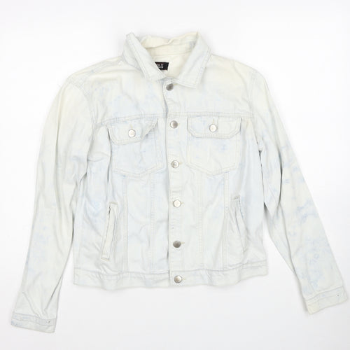 FOREVER 21 Womens Beige Jacket Size S Button